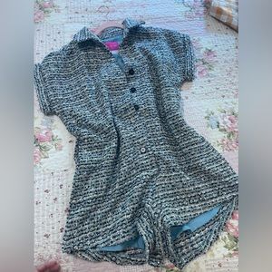 Tweed Romper